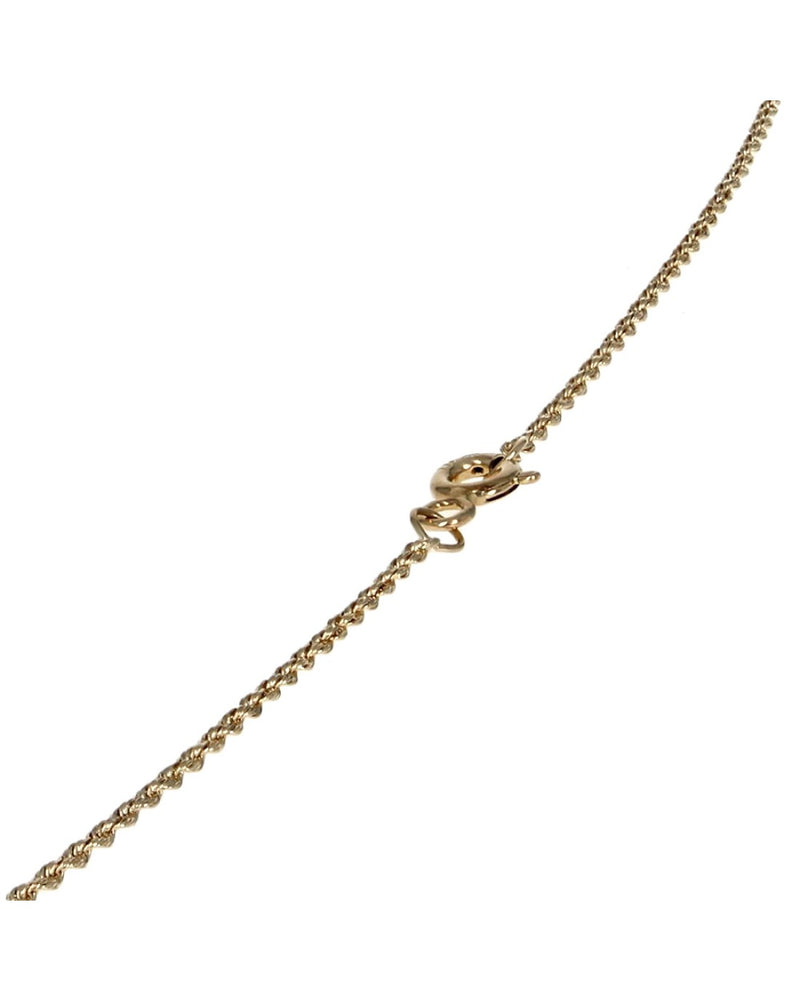 Diamond Cluster Drop Necklace in Yellow Gold