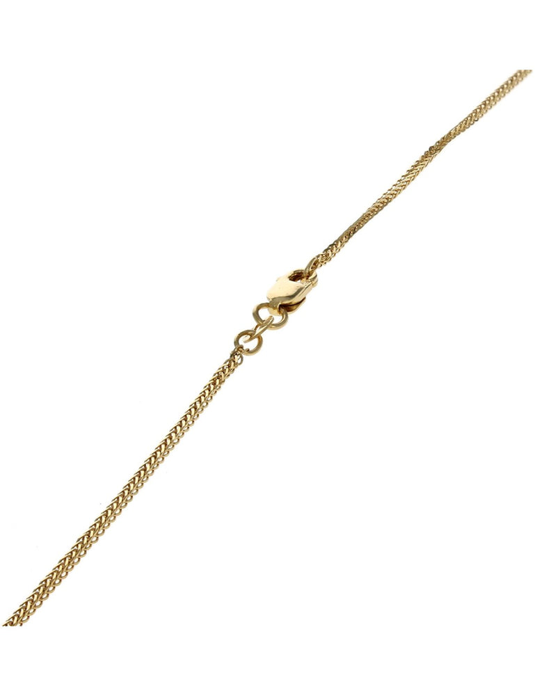 Citrine and Diamond Double Halo Drop Necklace in Yellow Gold