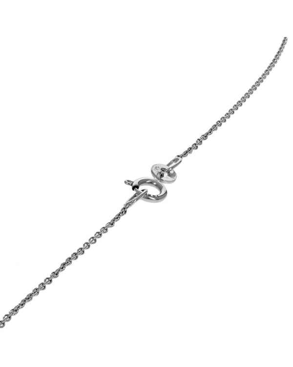 Diamond Key Pendant on Cable Chain