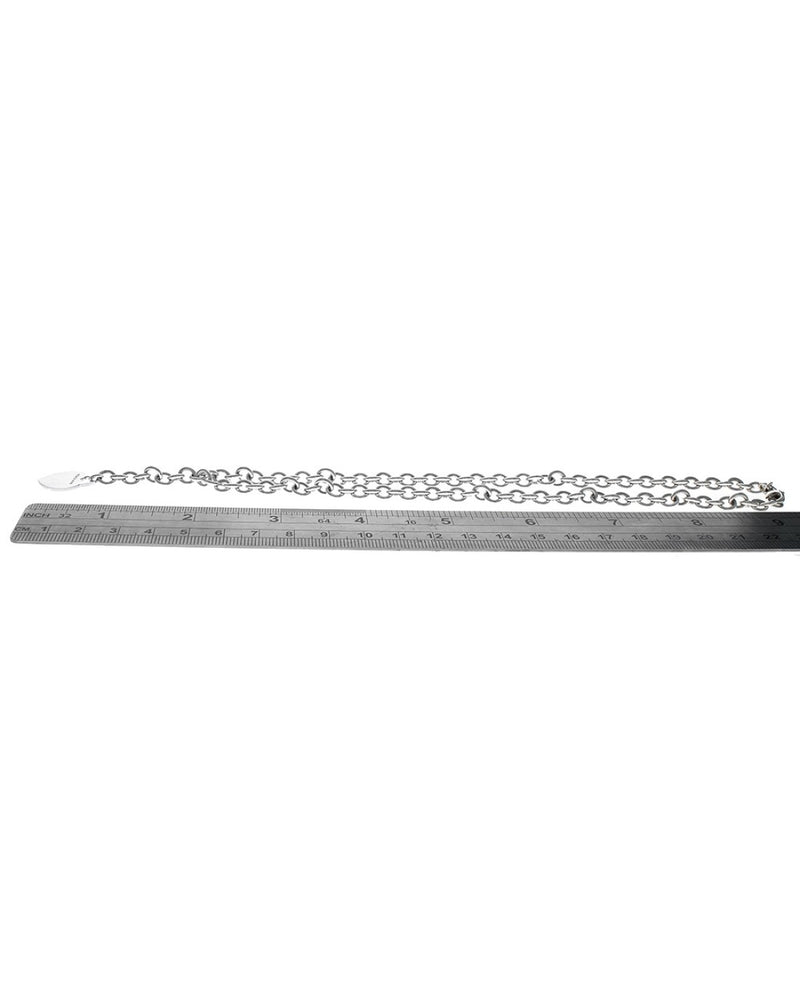 Return to Tiffany Heart Charm Lariat Necklace in Sterling Silver