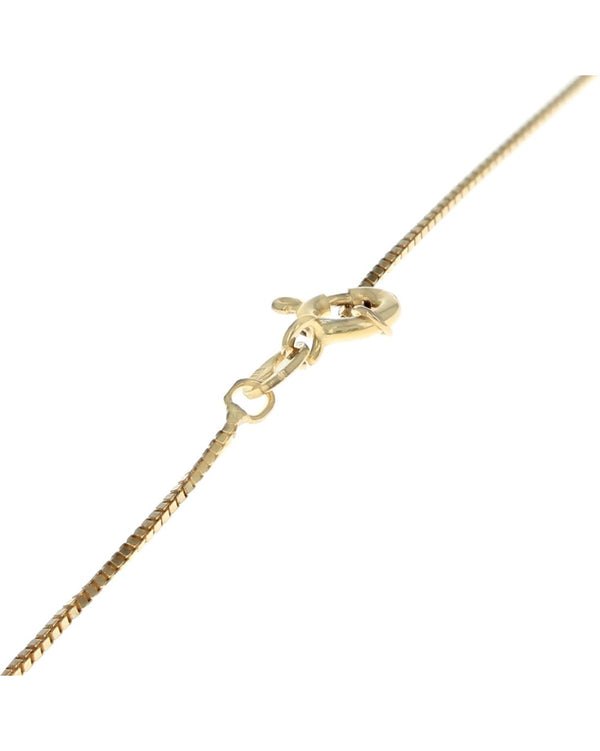 Blue Sapphire and Diamond Flower Drop Necklace in Yellow Gold