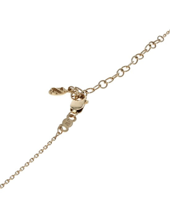 Jane Seymour Diamond Open Hearts Necklace in Yellow Gold