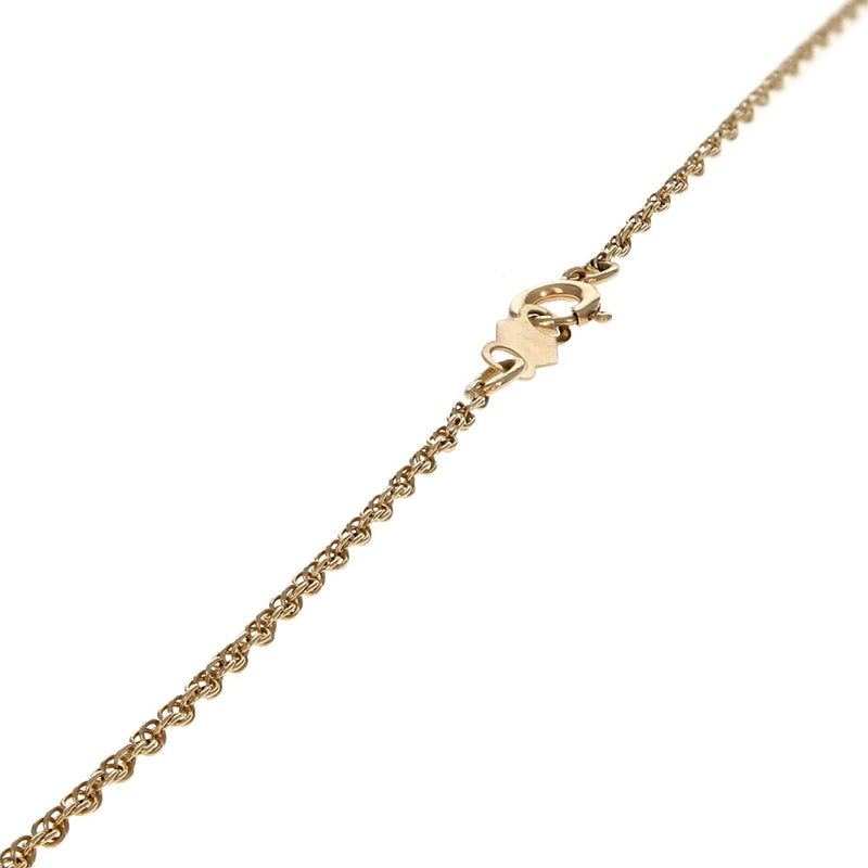 Ruby and Diamond Drop Necklace in Yellow Gold