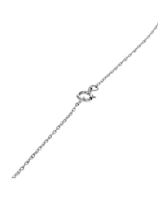 Diamond Ribbon Wrapped Cross Necklace