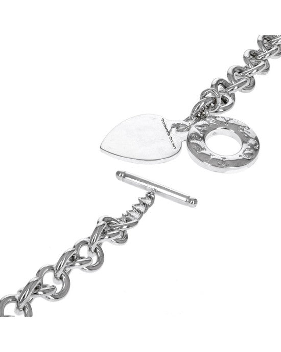 Return to Tiffany Heart Tag Toggle Necklace in Sterling Silver