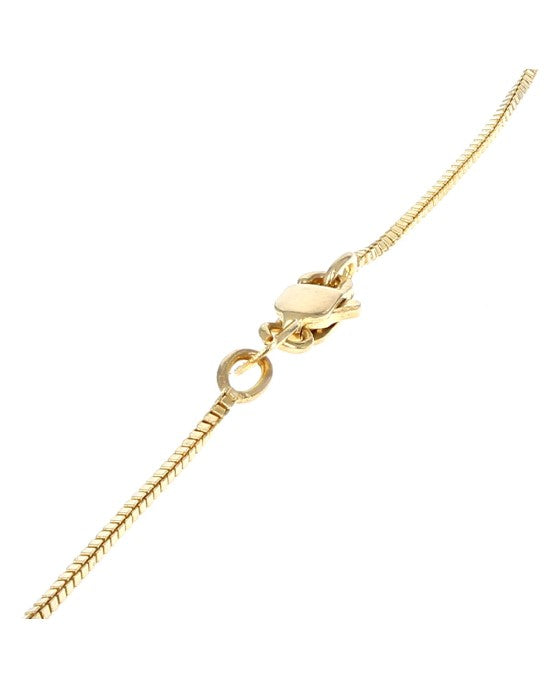 Diamond X Crossover Necklace in White and Yellow Gold