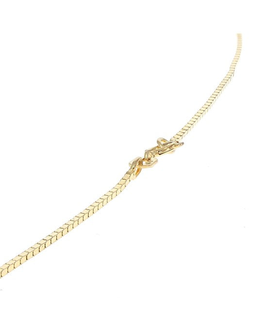 Diamond Cross Necklace in Yellow Gold