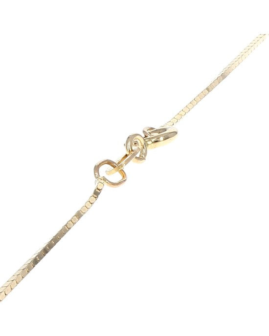 Pave Diamond Heart Necklace in White and Yellow Gold