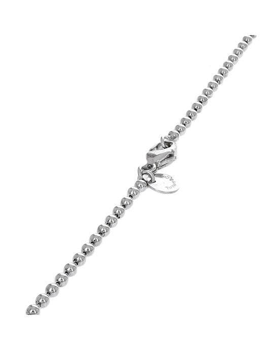 Return to Tiffany Heart Tag on Bead Chain Necklace in Sterling Silver