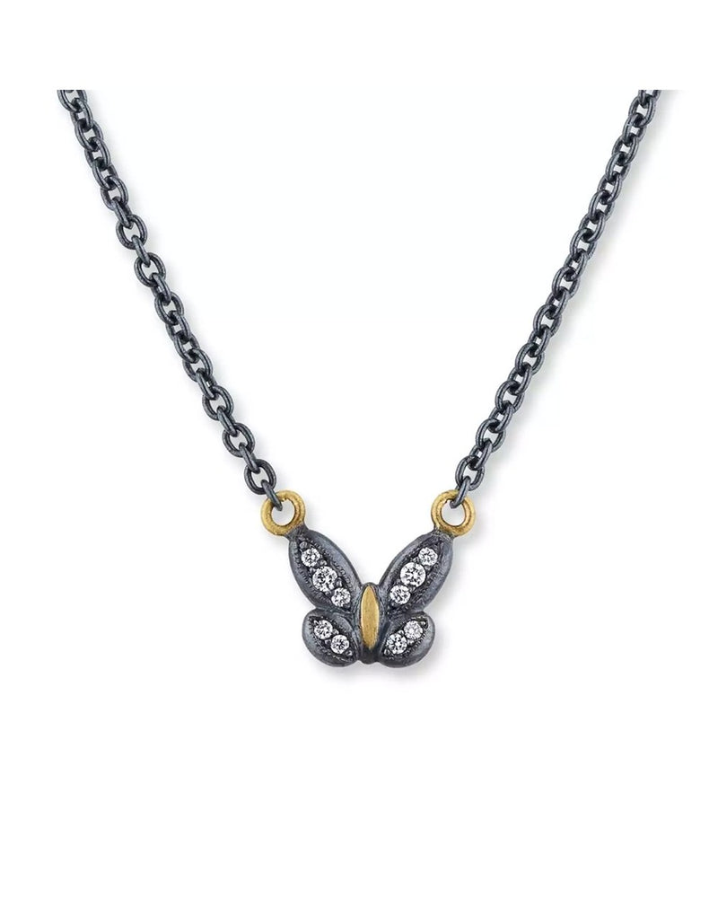 Lika Behar Butterfly Valley Diamond Butterfly Station Necklace