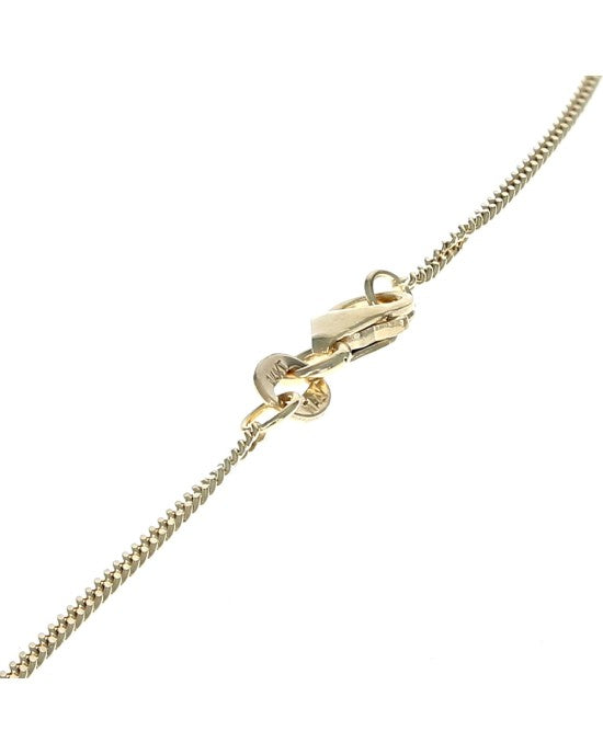 Three Stone Diamond Graduated Drop Necklace in Yellow Gold