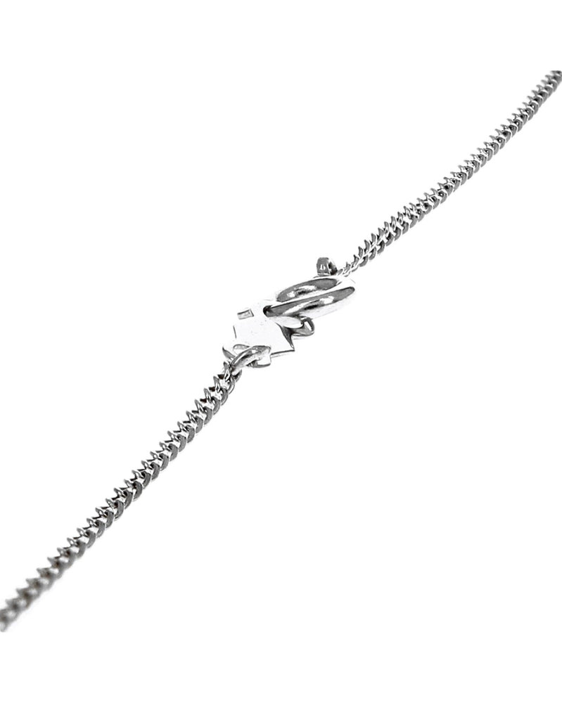 Princess Cut Diamond Halo Drop Necklace