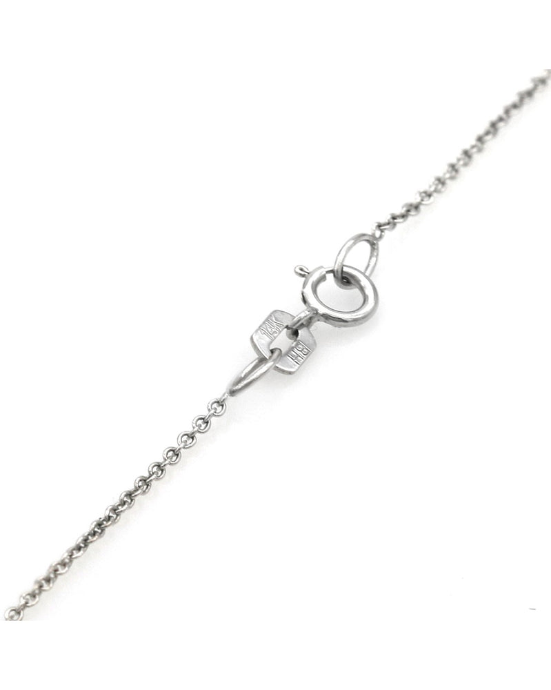 Effy Ruby Pave Diamond Wrap Heart Necklace in White Gold