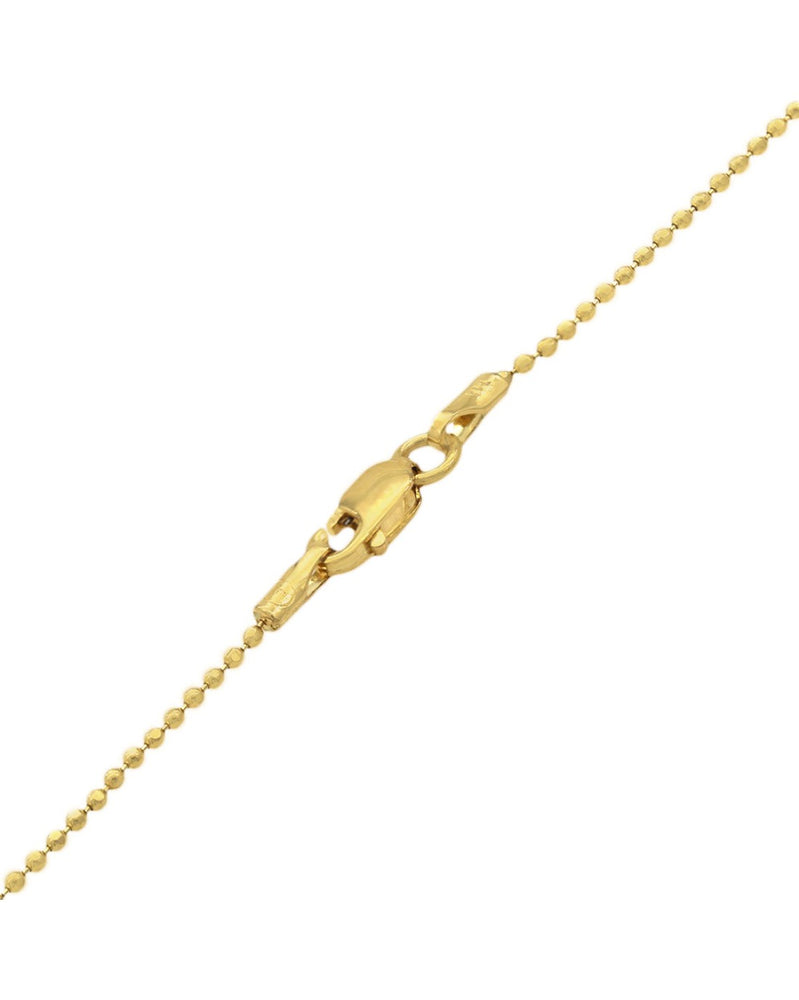 Onyx and Diamond Accent Heart Drop Necklace in Yellow Gold