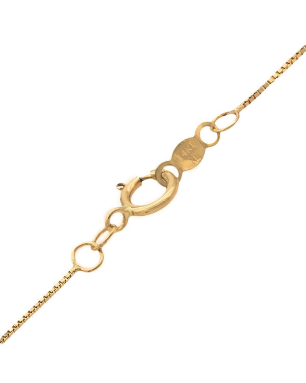 3 Stone Diamond Bypass Drop Necklace in White and Yellow Gold