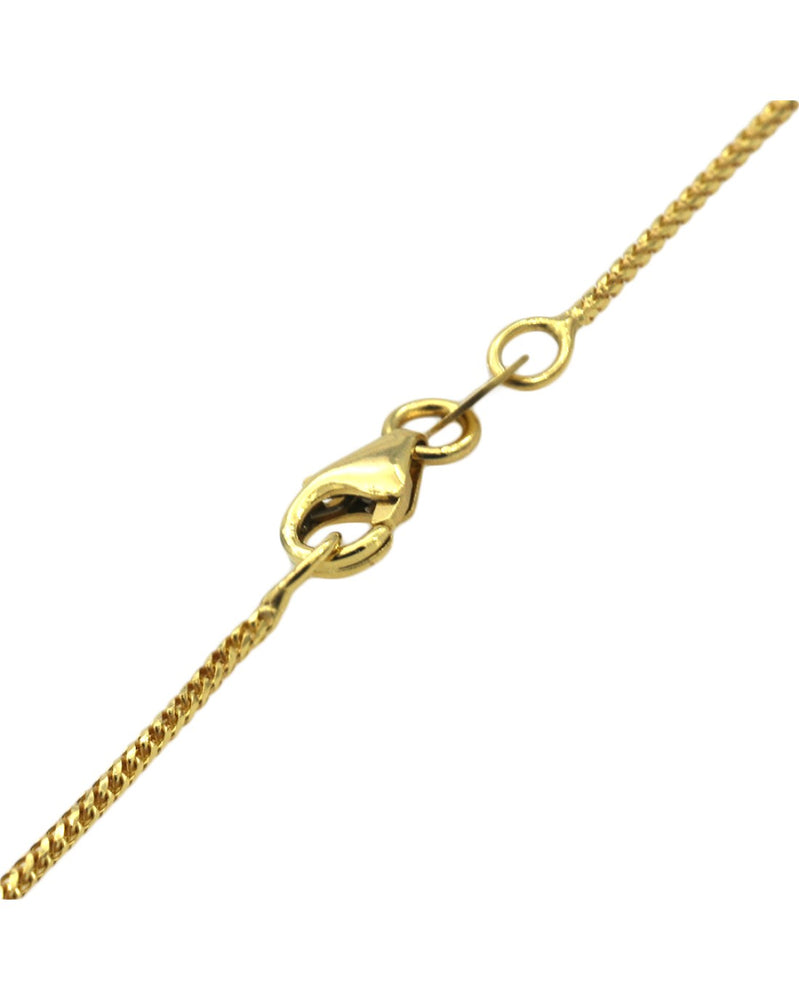 Diamond Cross Necklace in Yellow Gold