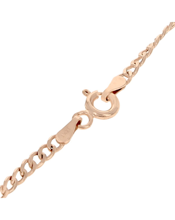 Pave Diamond Hamsa Medallion Necklace in Rose Gold