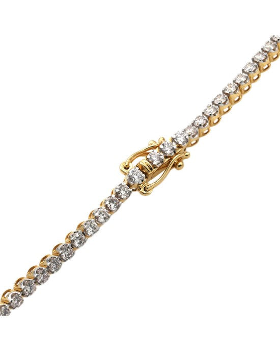 Diamond Thin Inline Necklace