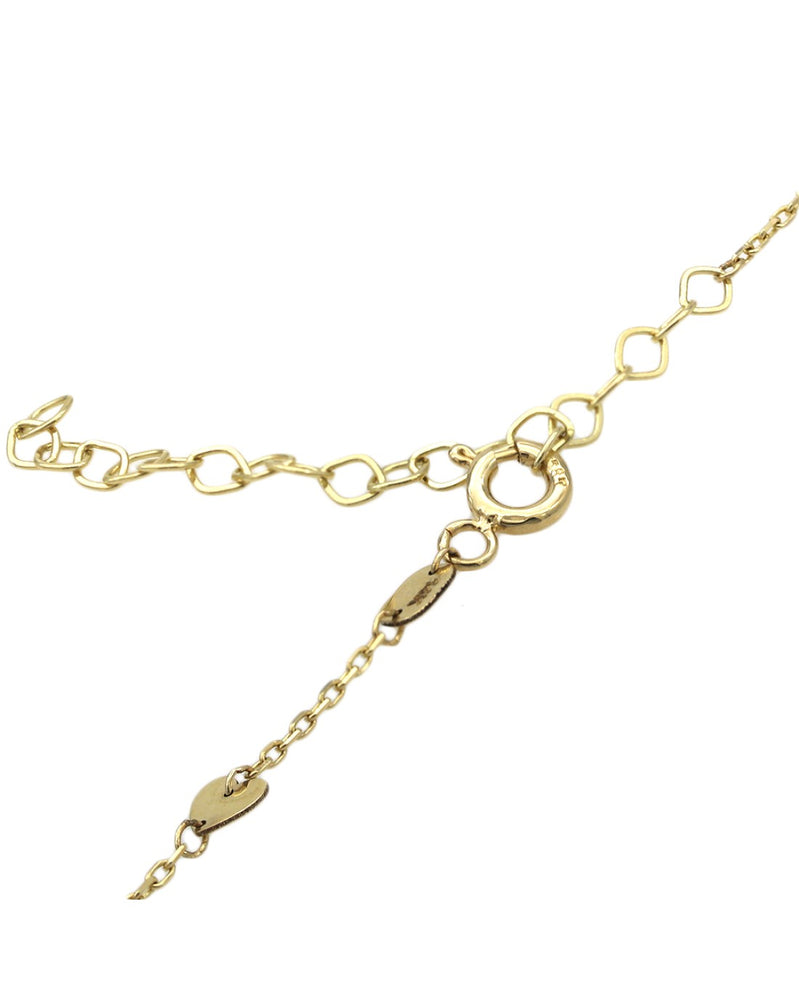 Heart Station Cable Chain Necklace