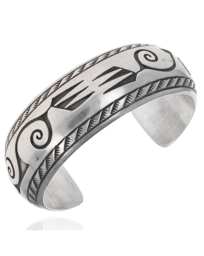 Navajo Sterling Silver Cuff Bracelet