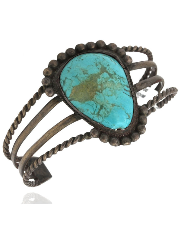 Sterling Silver & Turquoise Cuff Bracelet