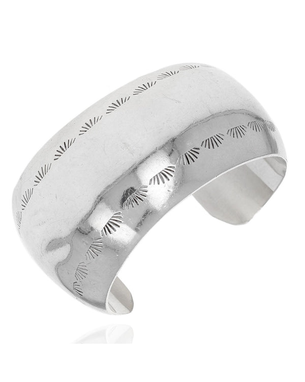 Navajo Katalina Scott Sterling Silver Cuff Bracelet