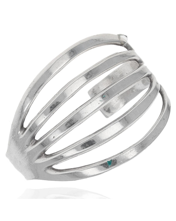 Navajo Katalina Scott Sterling Silver Cuff Bracelet