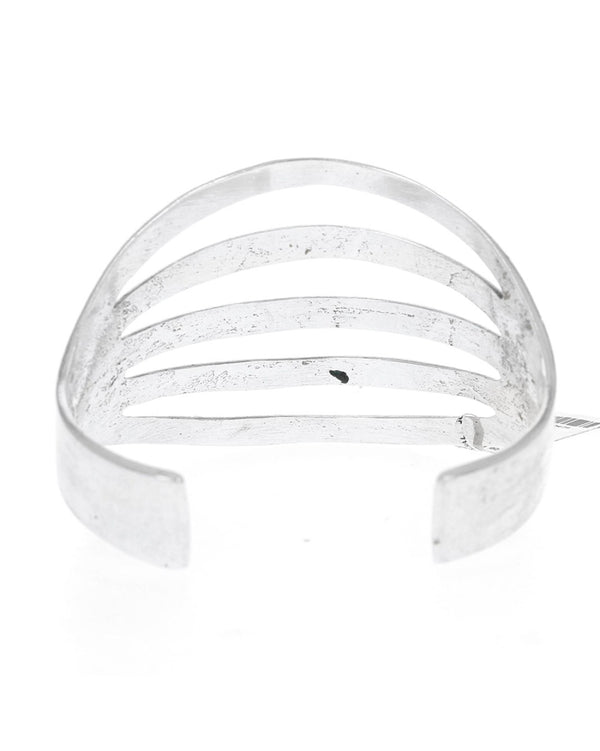 Navajo Katalina Scott Sterling Silver Cuff Bracelet