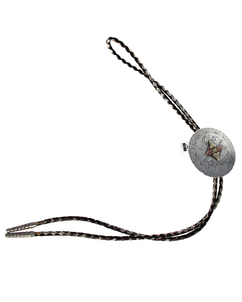 Black Hills Sterling Silver & Gold Bolo Tie