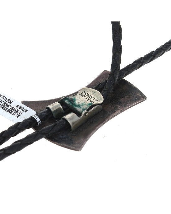 Navajo Sterling Silver & Turquoise Bolo Tie