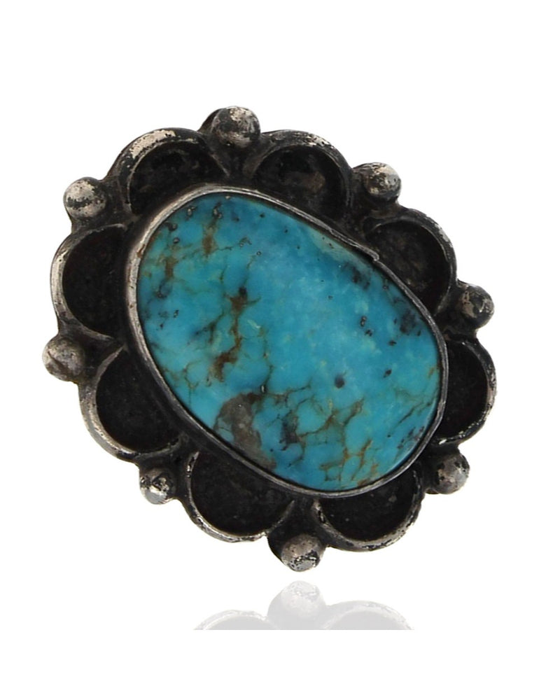 Navajo Sterling Silver & Turquoise Ring