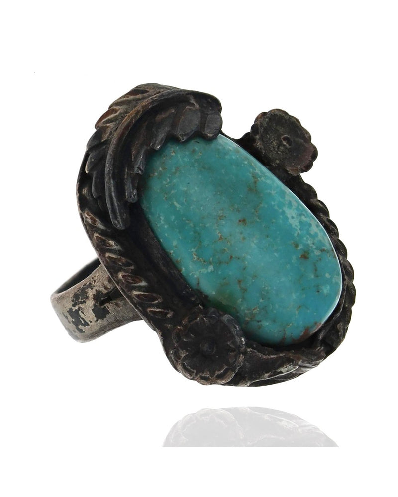 Navajo Sterling Silver & Turquoise Ring