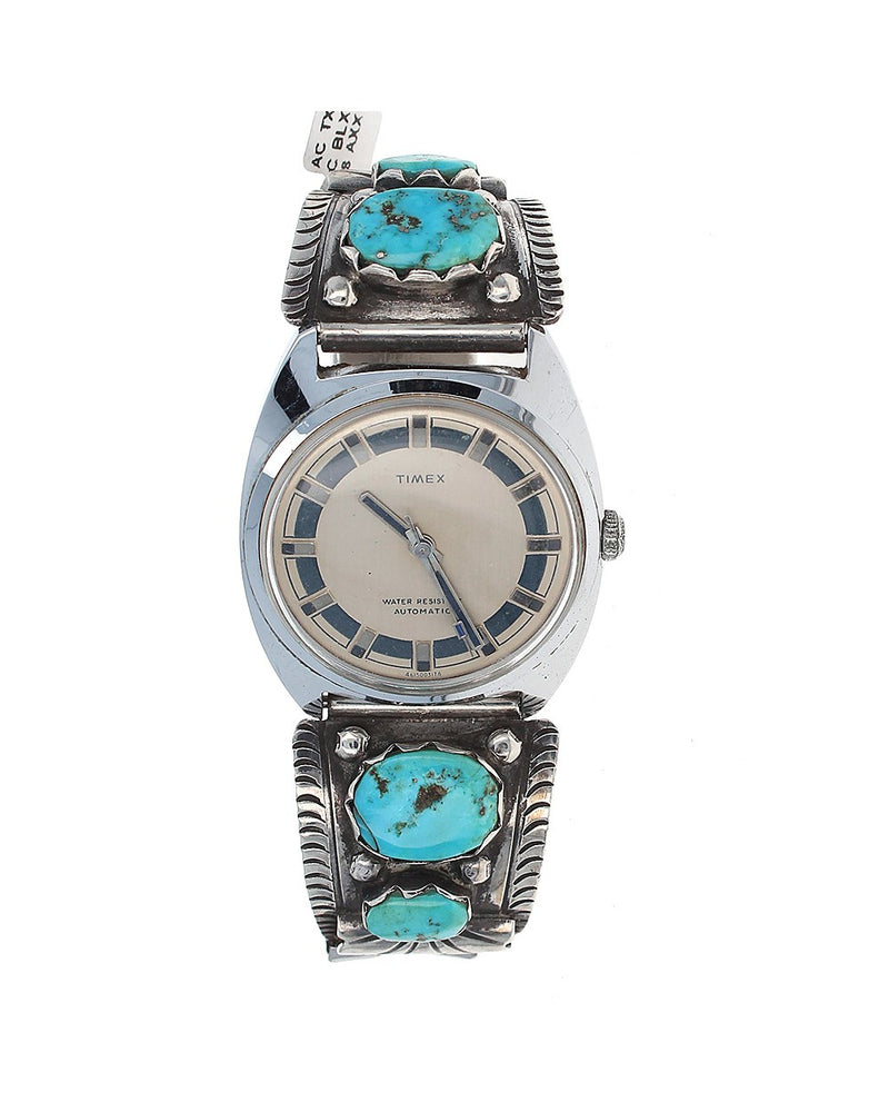 Navajo Sterling Silver & Turquoise Watch Bands