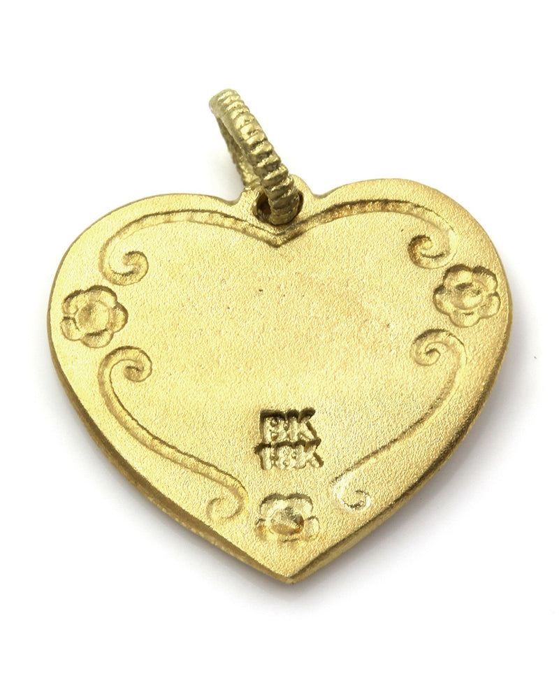 Barry Kronen Babylicious Boy Heart Charm in Gold