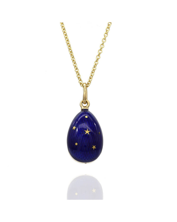 Faberge Egg Pendant in Gold