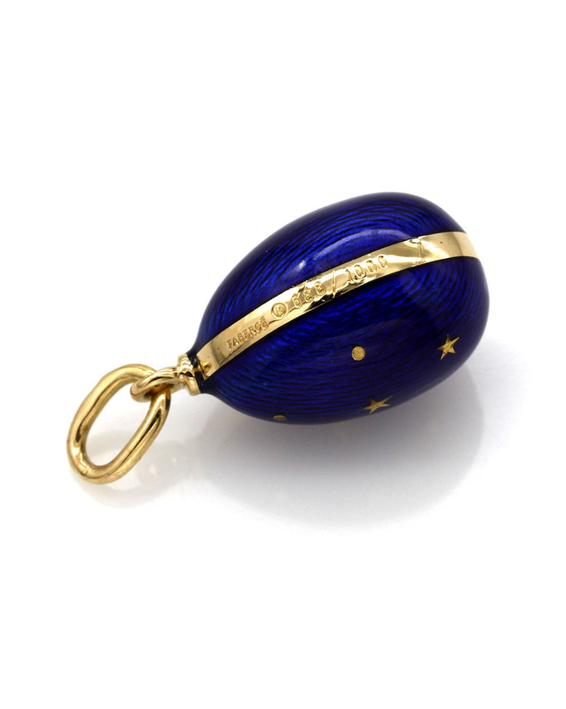 Faberge Egg Pendant in Gold