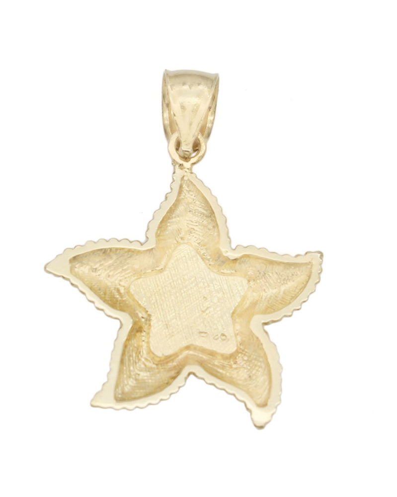 Synthetic Opal Starfish Pendant