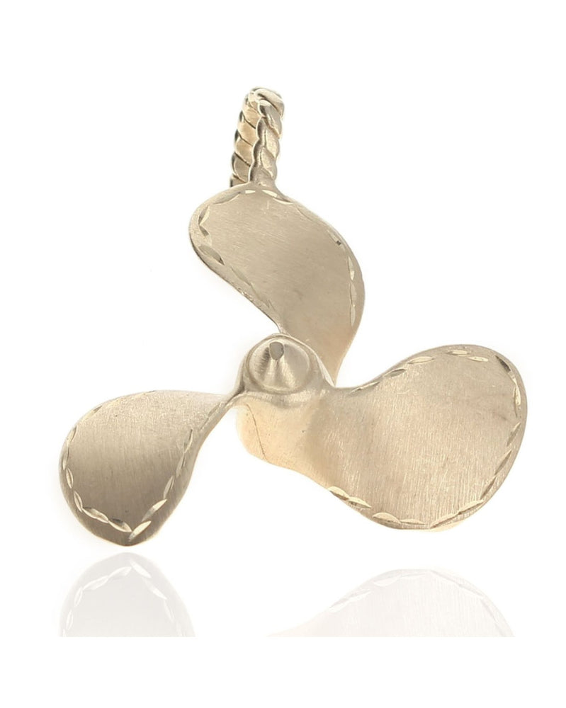 Propeller Pendant in Gold