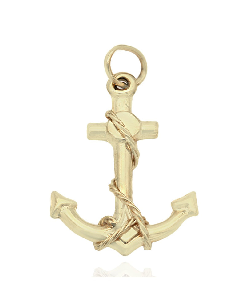 Anchor Pendant in Gold