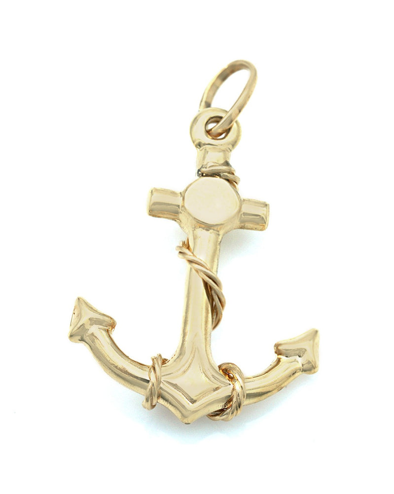 Anchor Pendant in Gold