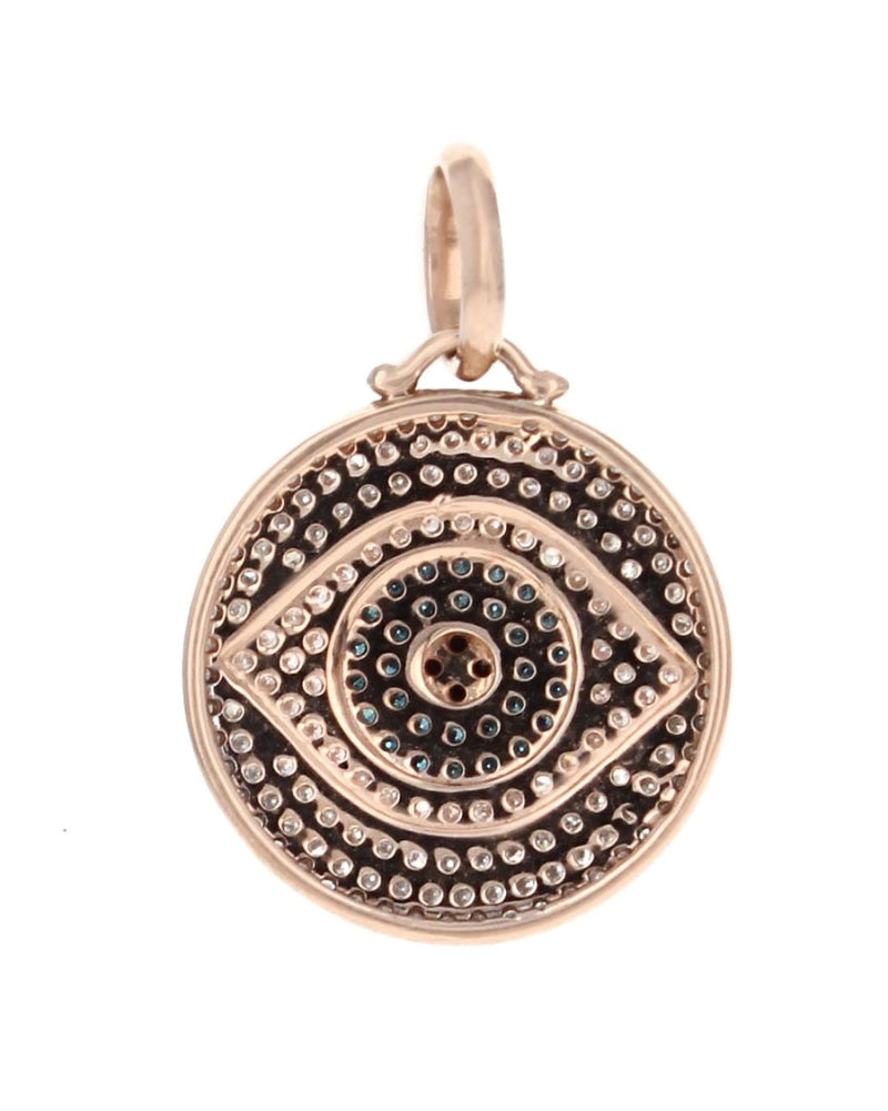 Pave Diamond Evil Eye Pendant