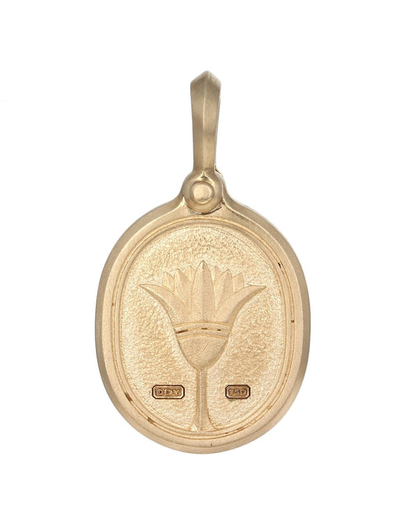 David Yurman Petrvs Bloodstone Scarab Amulet in Yellow Gold