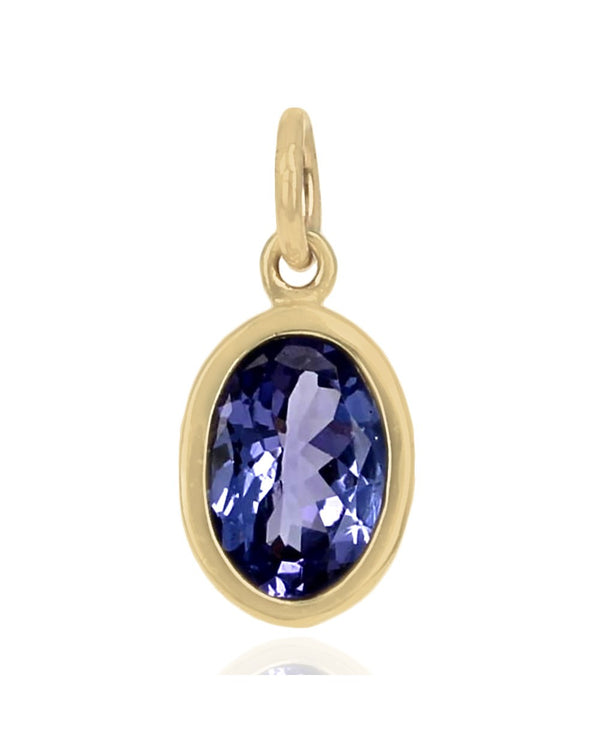 Tanzanite Drop Pendant