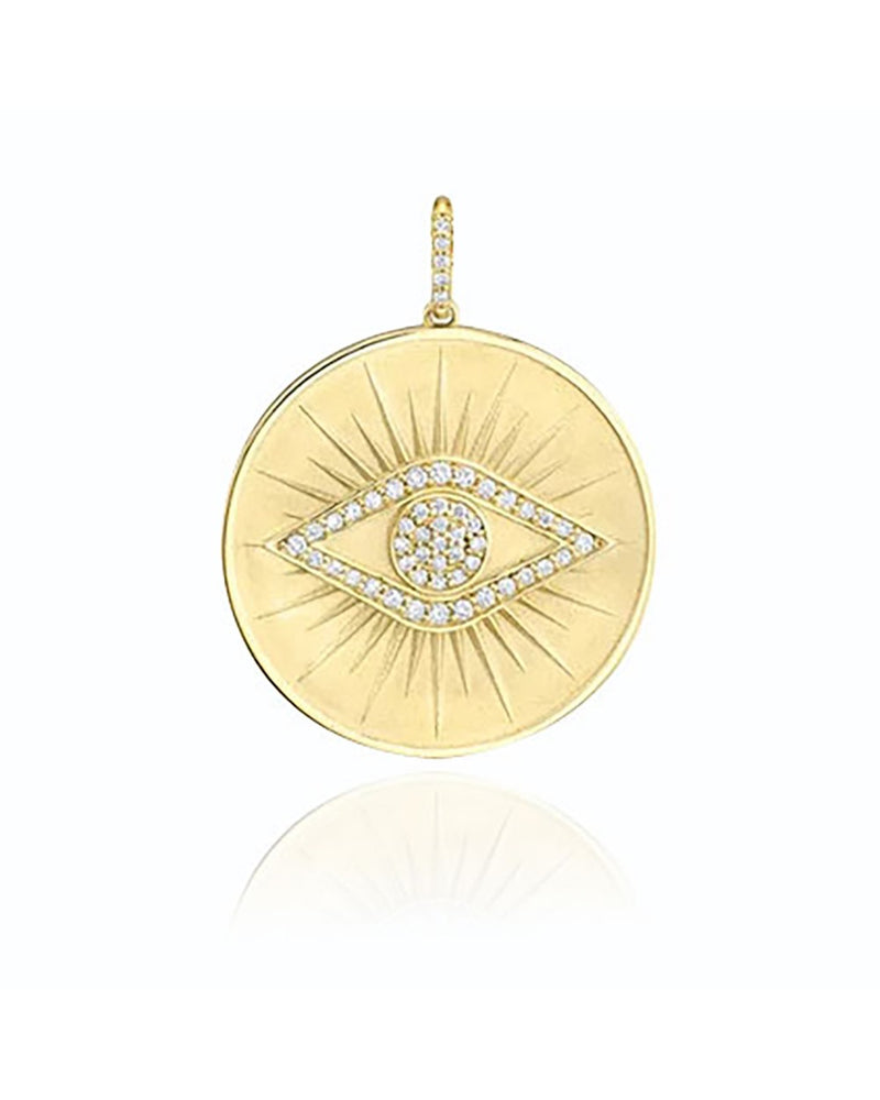 Sydney Evan Diamond Evil Eye Pendant