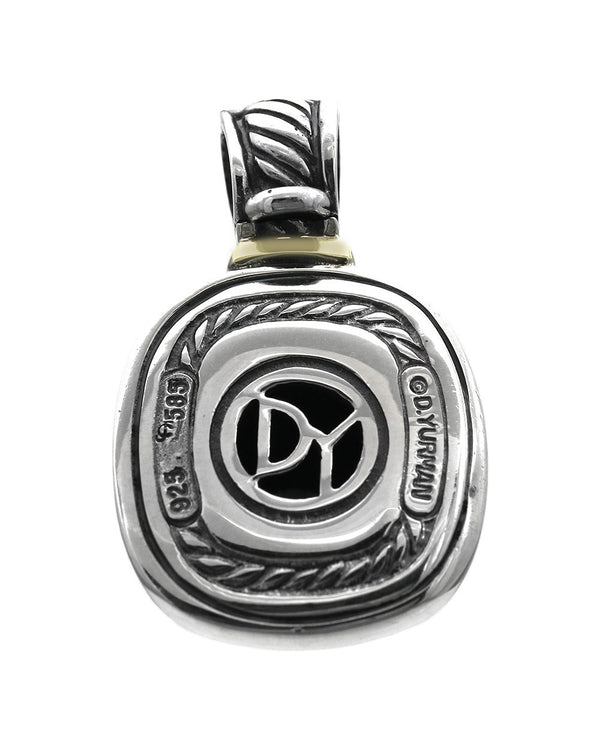 David Yurman Albion Black Onyx Enhancer Pendant