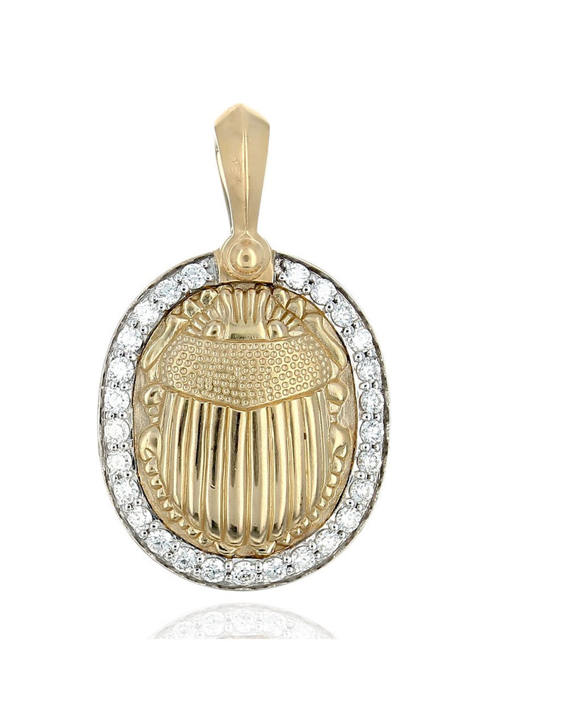 David Yurman Petrvs Diamond Scarab Beetle Amulet