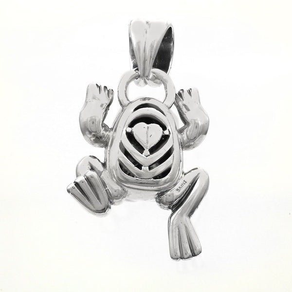 Saint by Sarah Jane Otis Lucky Heart Frog Pendant