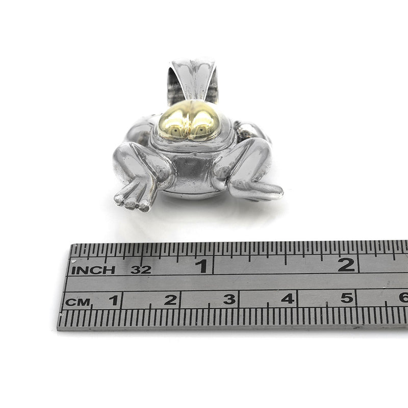 Saint by Sarah Jane Otis Lucky Heart Frog Pendant