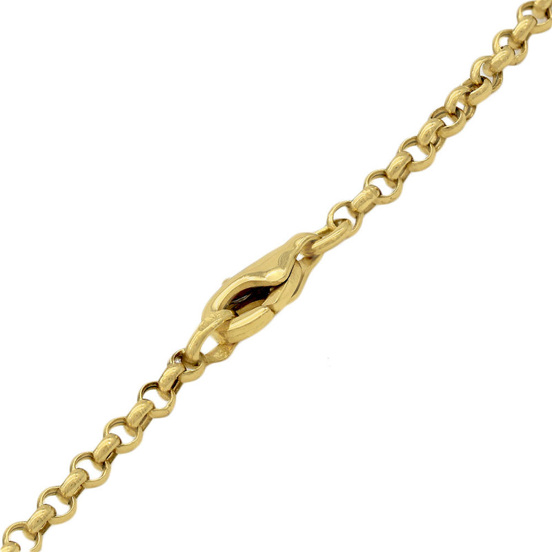 Princess & Round Invisible Set Diamond Heart Pendant