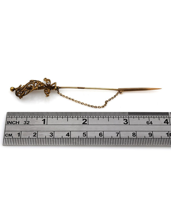 Vintage Sword Pin Brooch